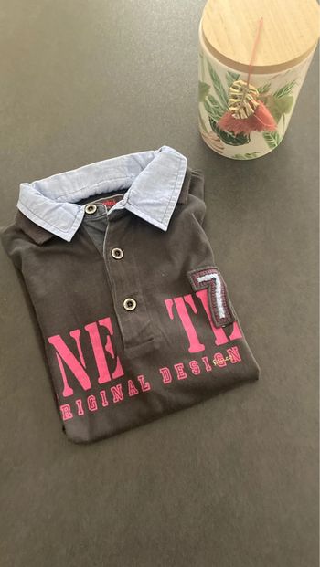 Catimini polo haut tee shirt vêtement garçon 8 ans