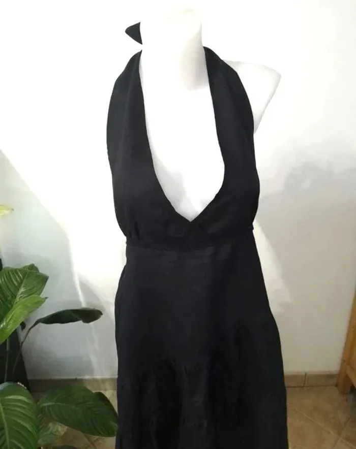 👗robe dos nu vivo modo - mesure dans l'annonce - coton/lin - photo numéro 3