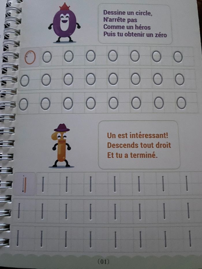 Livret d’apprentissage écriture numéro en chiffre et en lettre en français - photo numéro 5