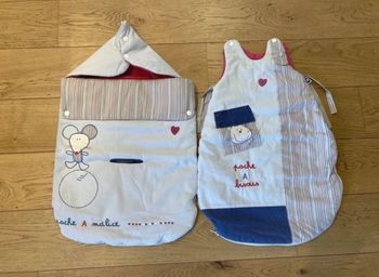 Lot nid d’ange + gigoteuse CANDIDE