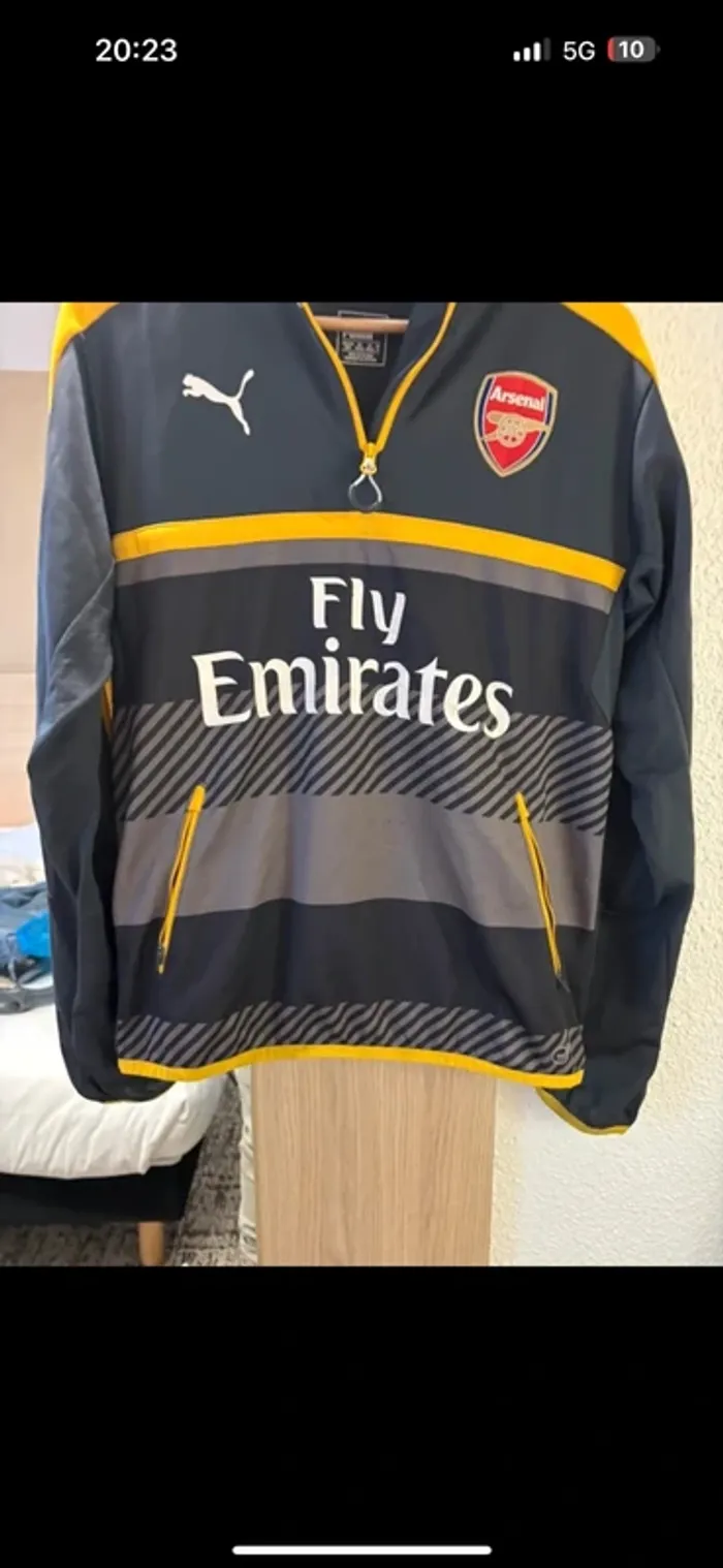 Tech Sweat Top Arsenal 2016/17 – Puma – Taille M - photo numéro 3