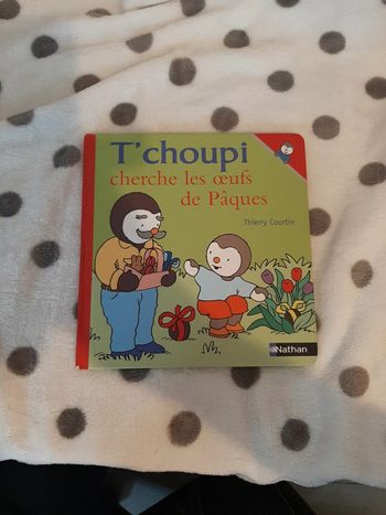 Livre t'choupi tchoupi cherche les oeufs de pâques