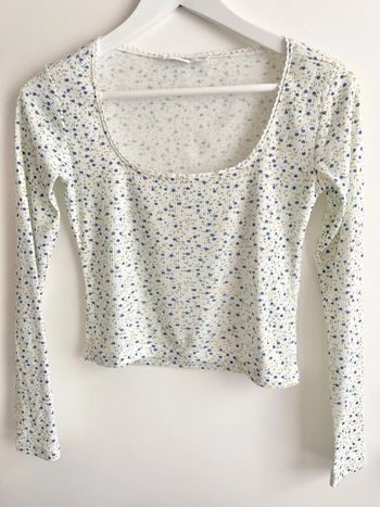 Crop top / haut court à manches longues mango MNG taille XS