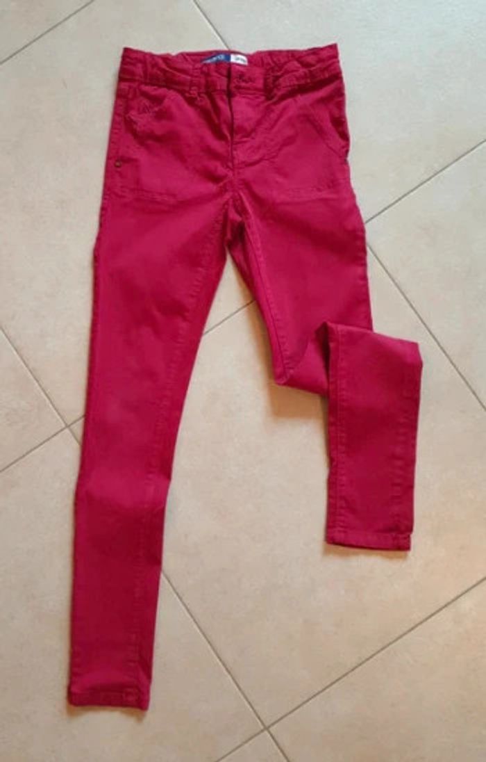Jeans rose foncé 10 ans