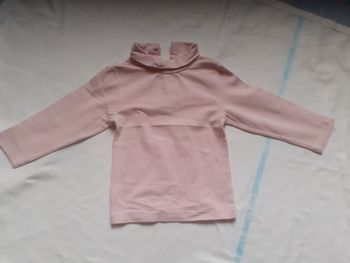 Sweet rose clair col roulé