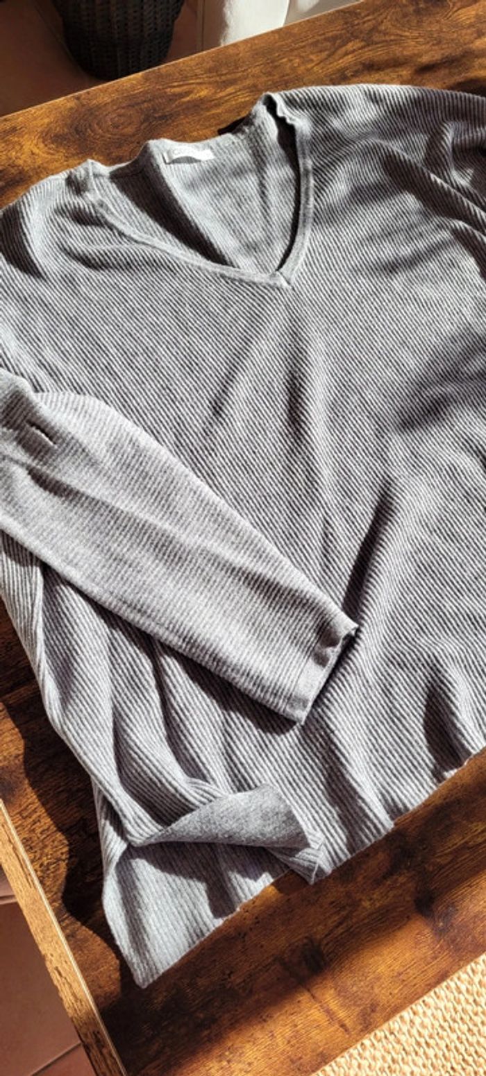 Pull oversize gris Cloothes L/XL - photo numéro 8