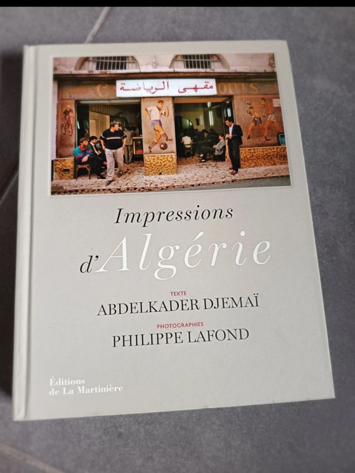 Livre Impressions d'Algérie