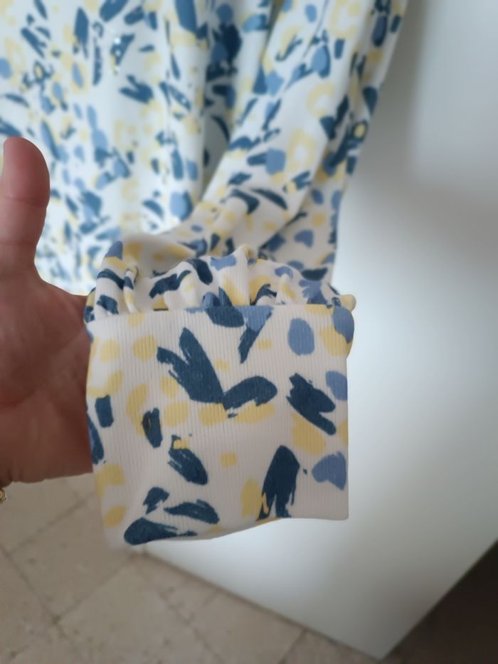 Blouse col carré taille XL - photo numéro 3