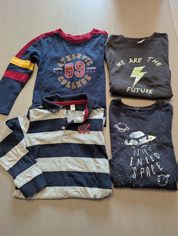 Lot de t-shirts/ polo manches longues #5 ans - photo numéro 2