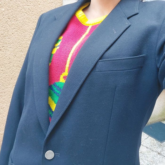 Blazer Vintage élégant taille L - photo numéro 3