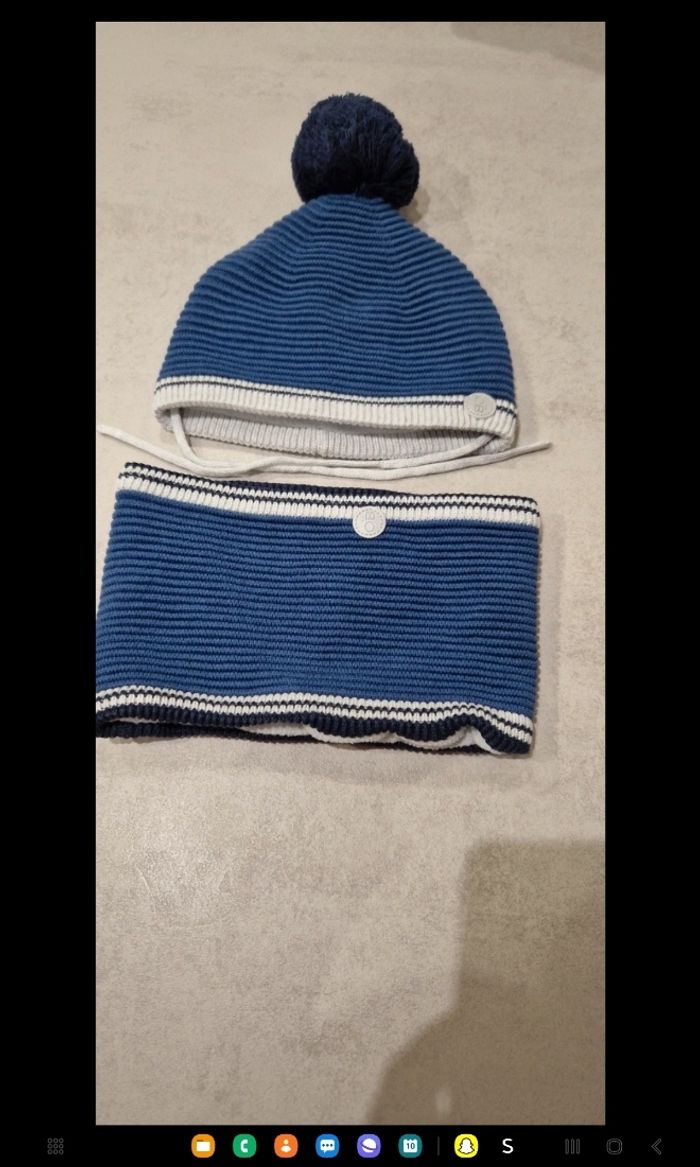 Bonnet + cache cou okaïdi