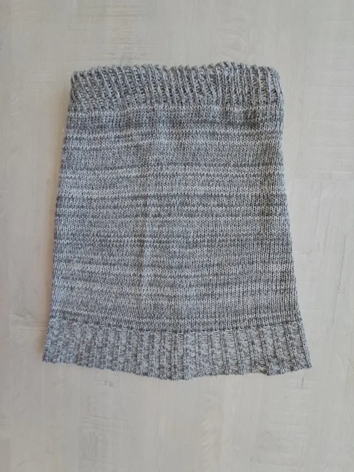 Mini Jupe tricot laine handmade fait main - taille XS - cintrée moulante - automne hiver printemps