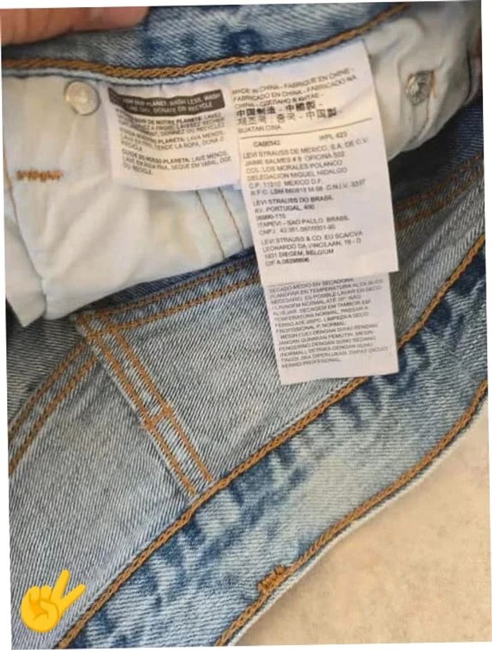 Short Levi's 501 W27 FR36 Bleu Femme Women SHO172b - photo numéro 4