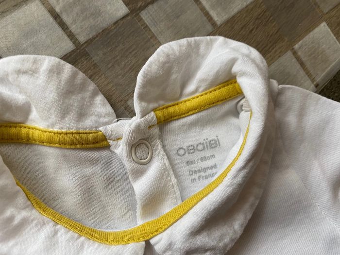 Ensemble robe et combinaison 6 mois fille obaibi - photo numéro 2