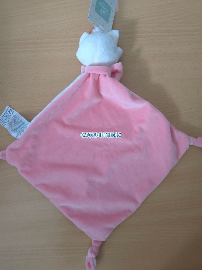 Doudou mouchoir plat / Comforter bébé Disney baby Aristochats Marie Aristocats - photo numéro 4