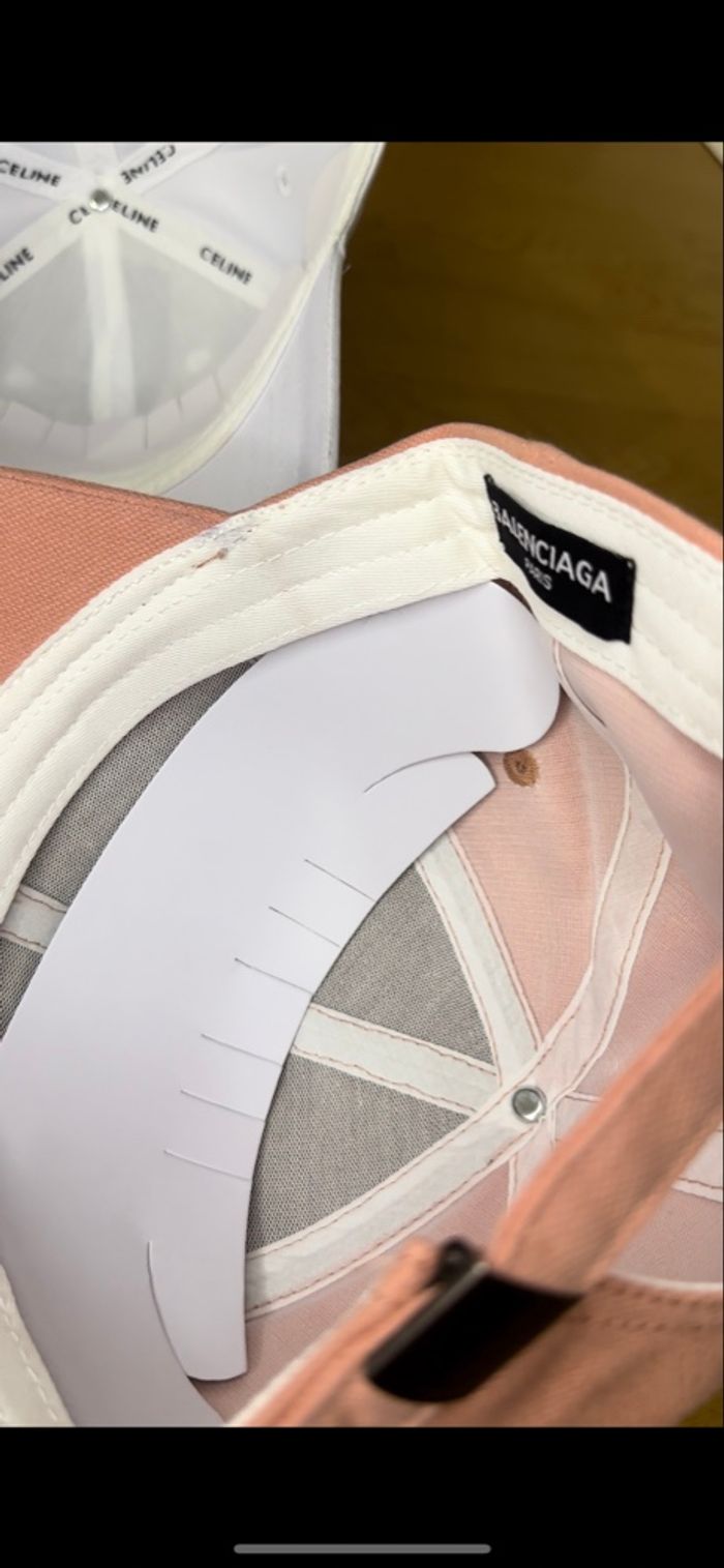 Casquette B rose - photo numéro 2