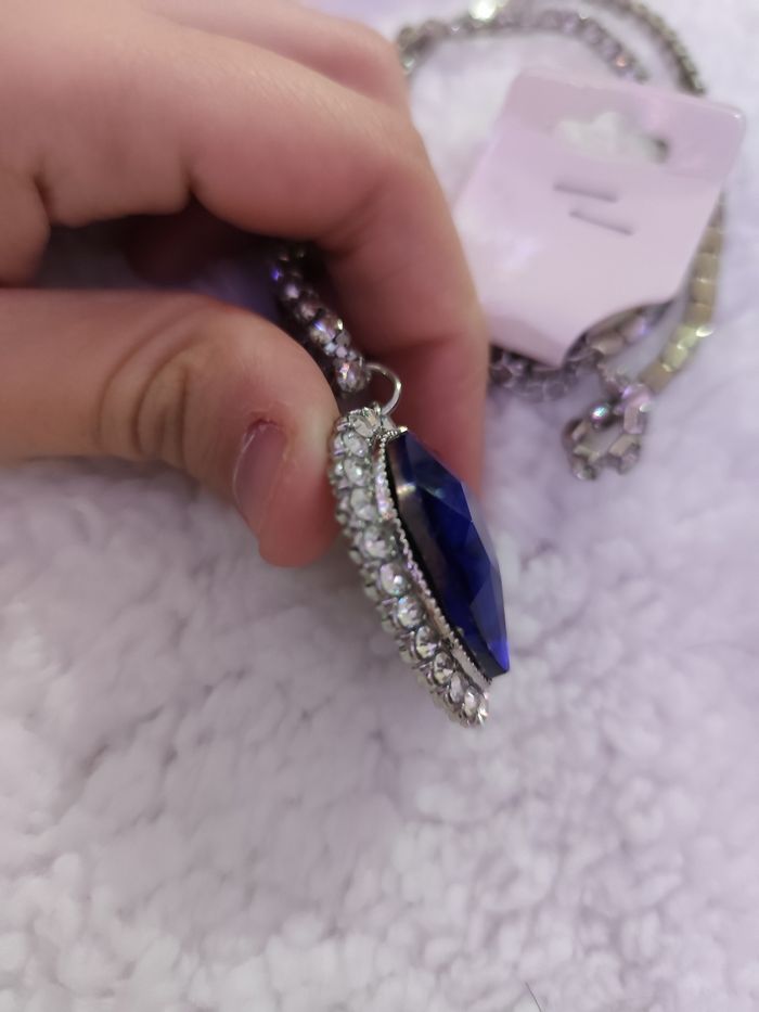 Collier coeur de l'océan inspiré du film titanic - photo numéro 3