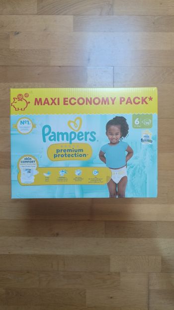 1 maxi economy pack Pampers premium protection taille 6