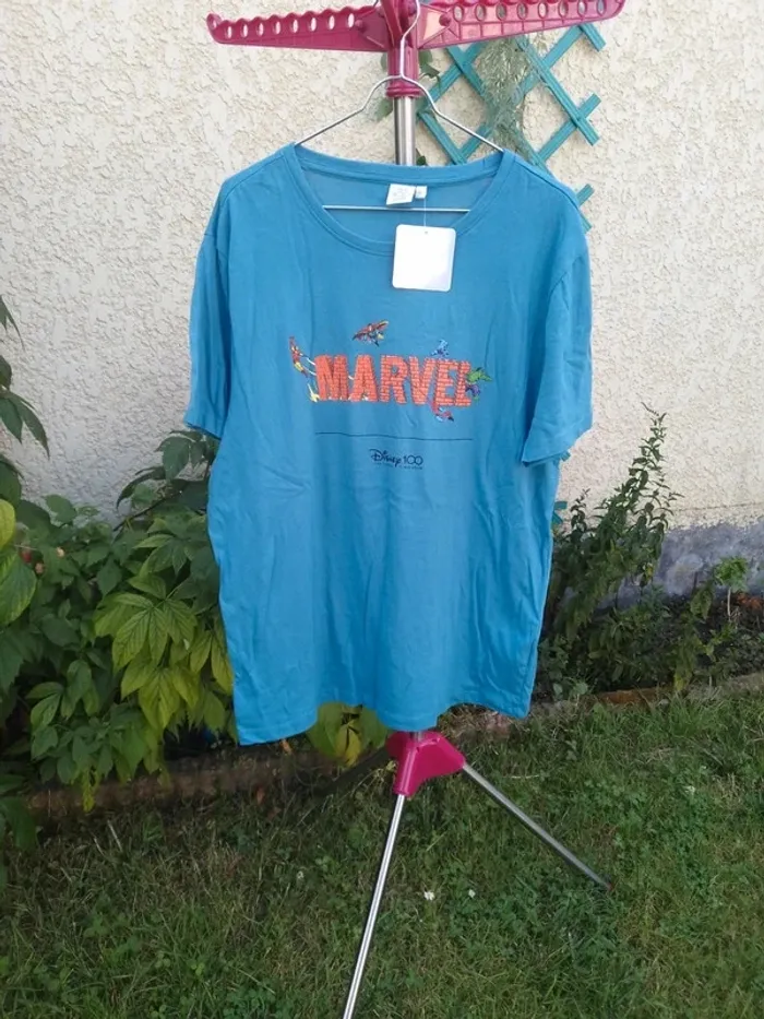 Tee-shirt 100 ans disney marvel taille xl 100% coton
