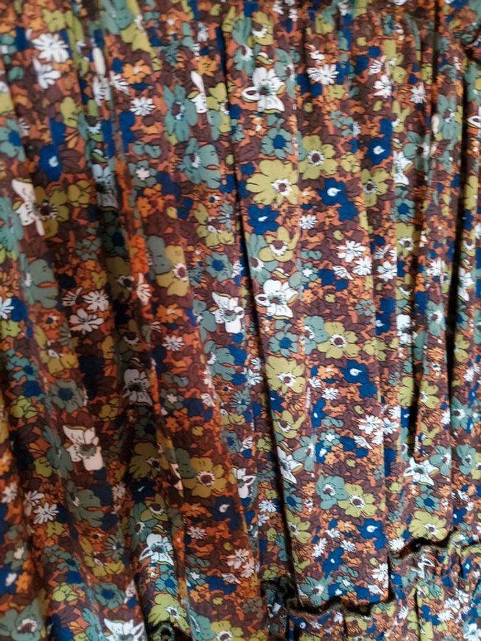 Robe à fleurs manches longues - photo numéro 2