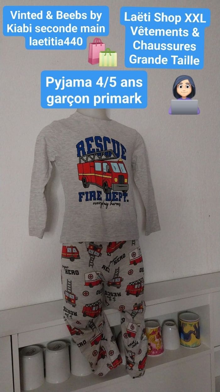 Pyjama 4/5 ans garçon Primark