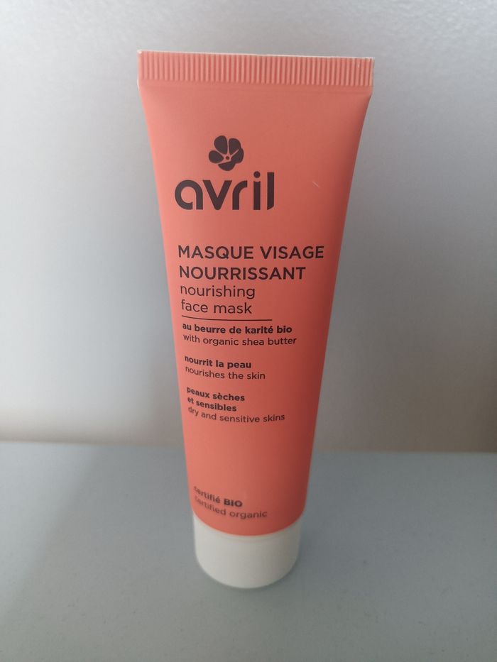 Masque visage nourrissant Avril