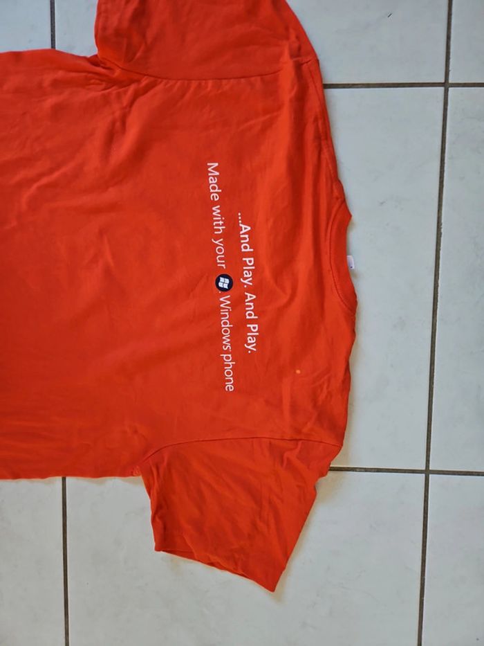 T-shirt MC Windows phone taille L cont3 - photo numéro 6