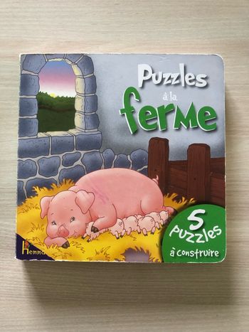Livre puzzle de la ferme