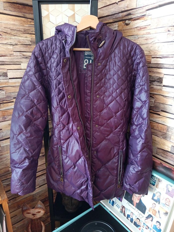 Manteau matelassé violet Betty Barclay - photo numéro 7