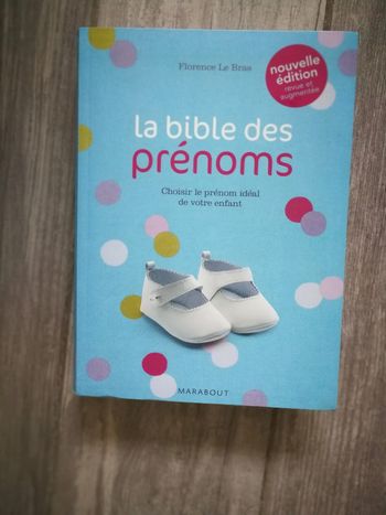 Livre "la bible des prénoms"