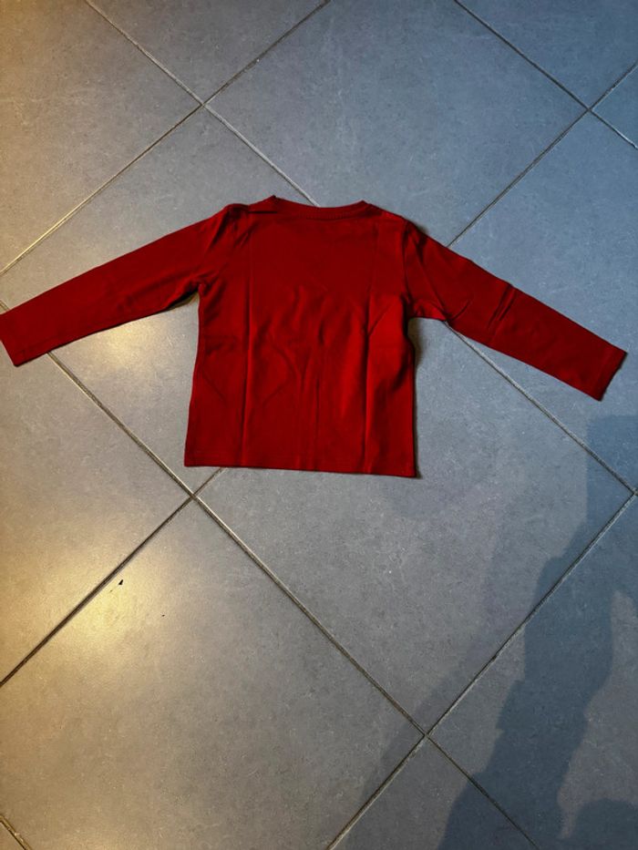 T shirt manches longues - Vertbaudet - Rouge - 6 ans - photo numéro 3