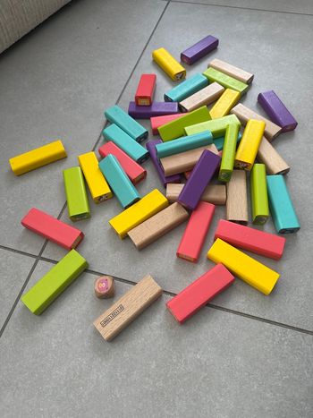 Jeu d’empilage en bois Nene Toys – Animaux – Sans boîte