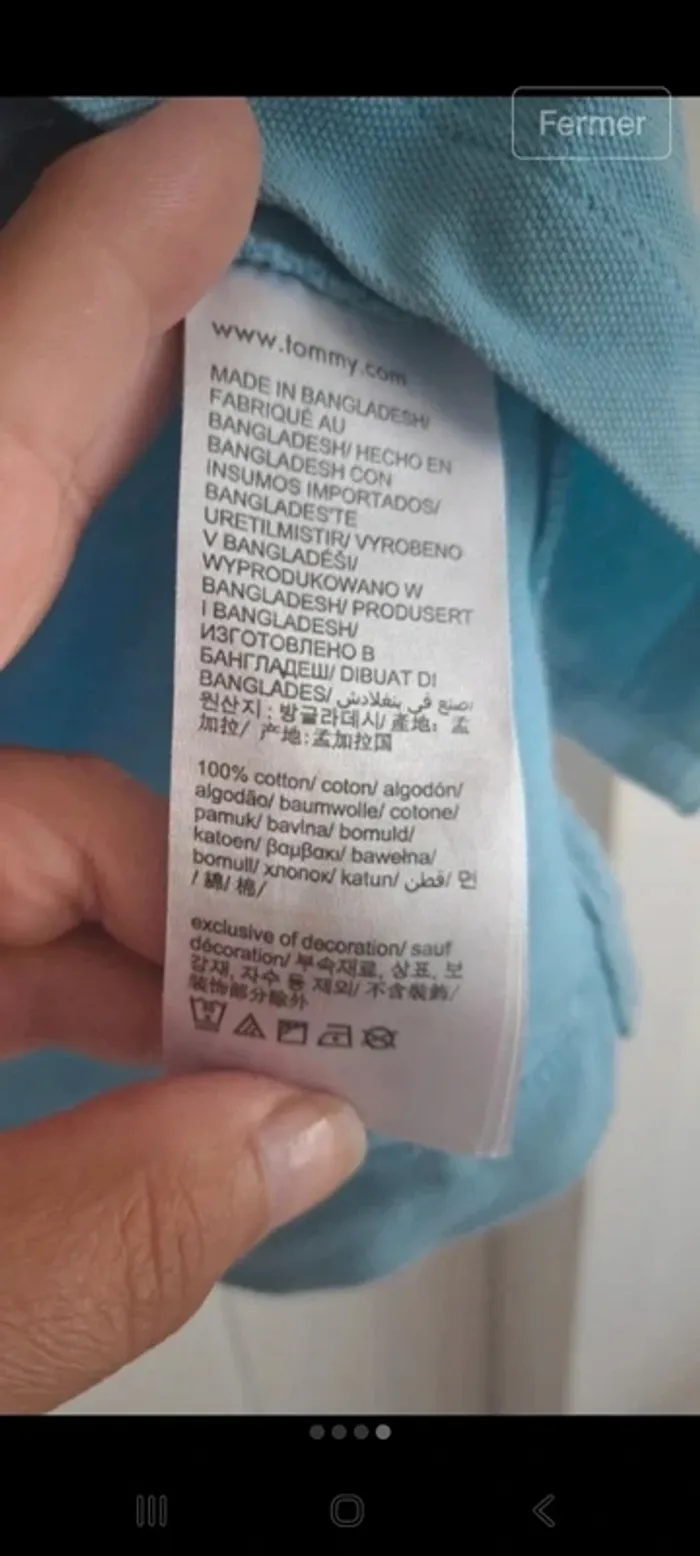 Polo Tommy Jeans XXL - photo numéro 4