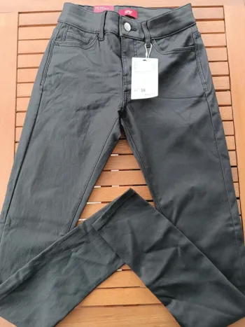 Jeans noir femme esprit taille w25l32