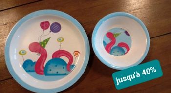 Assiette et bol enfant