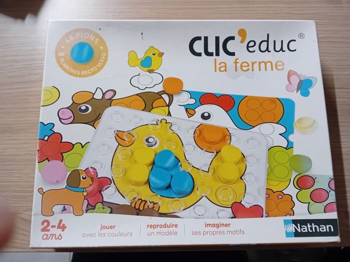 Jeux éducatif CLIC'educ la ferme