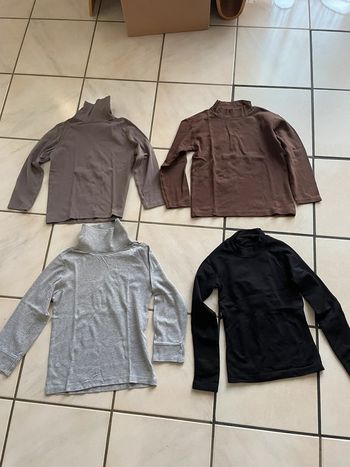 Lot de 4 sous pull garçon 8 ans