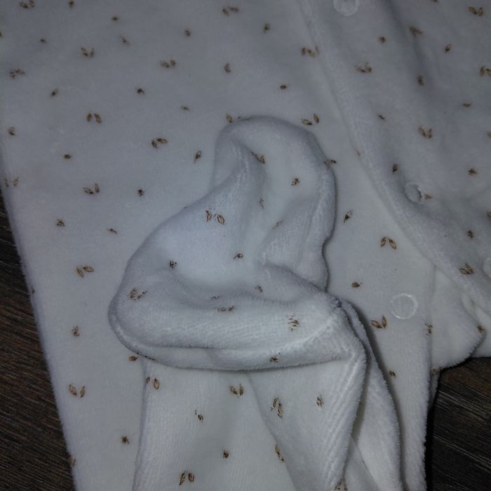 Chocolatine- pyjama coton velours 6 mois - photo numéro 4