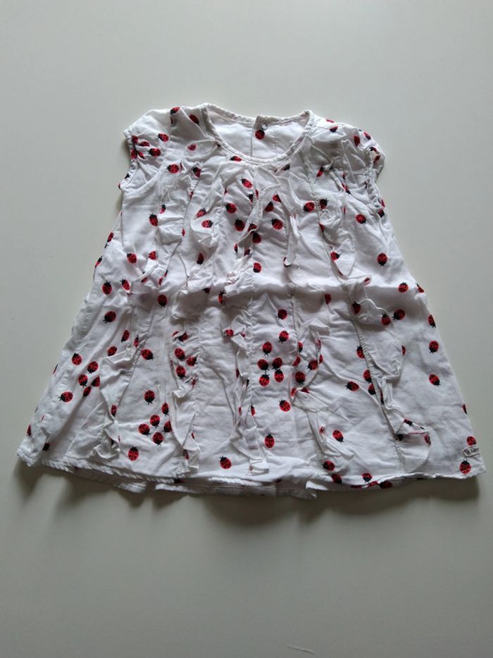robe imprimé coccinelle Jean bourget fille 9 mois