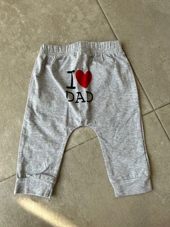 Pantalon bébé gris 3 mois