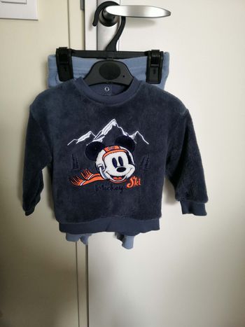 Ensemble pyjama en polaire 2 pièces (Mickey, Disney) 18 mois (77-82 cm) Kiabi