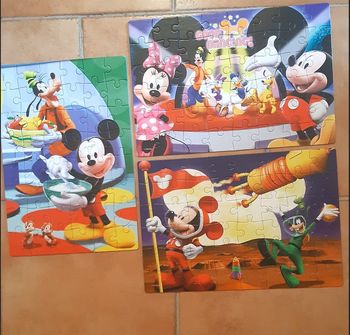 3 puzzles Disney de 48 pièces