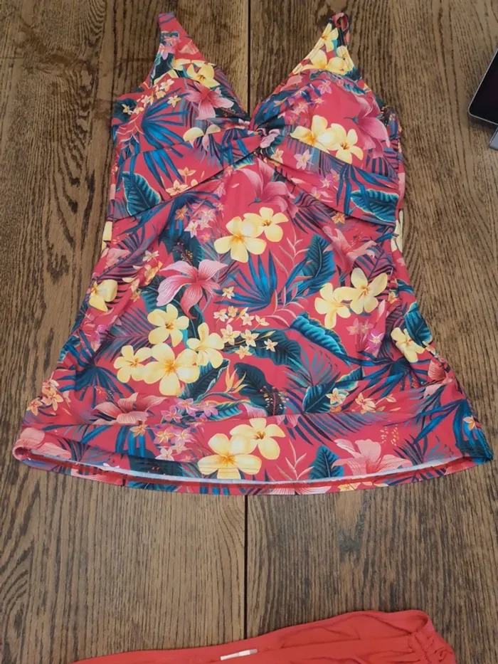 Magnifique Tankini et slip Paprika fr 44 taille 1 - photo numéro 5