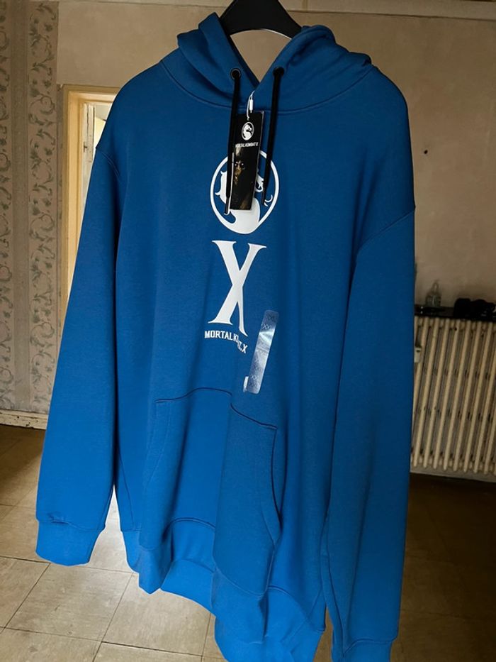 Pull bleu Celio neuf avec étiquette XXL mortal combat - photo numéro 8