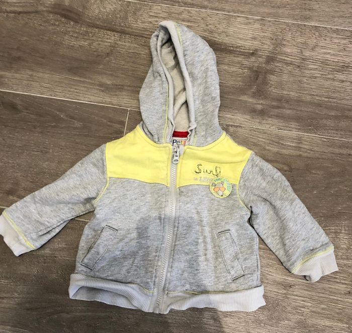 Sweat gris la compagnie des petits 18 mois