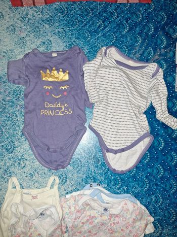 Lot Bodies 68 cm 6 mois