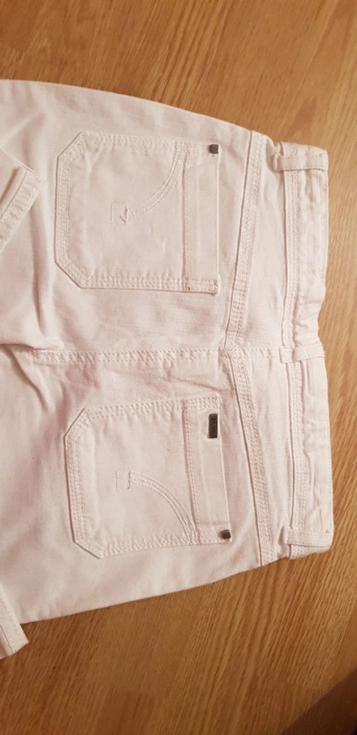 Lot pantalons jeans blancs 12 ans Okaidi - photo numéro 11