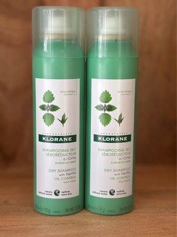 Lot 2 shampooings sec Klorane
