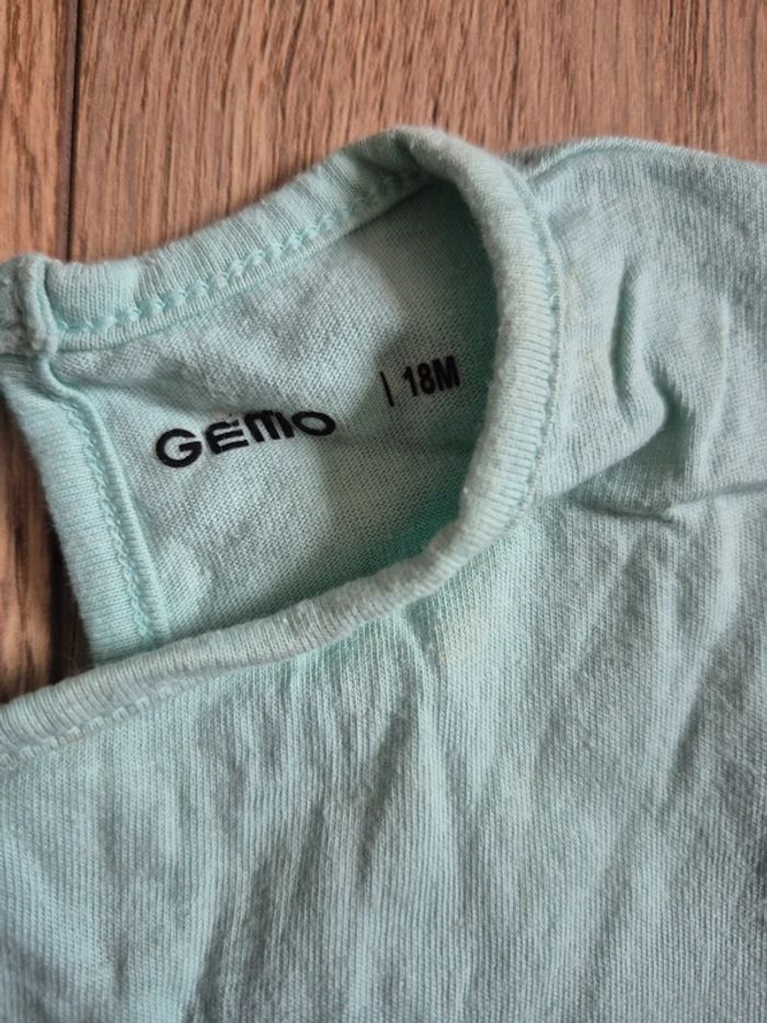 Ensemble 18 mois tee shirt manches longues, legging lisserai doré, Tee-shirt manche courte fruit - photo numéro 12