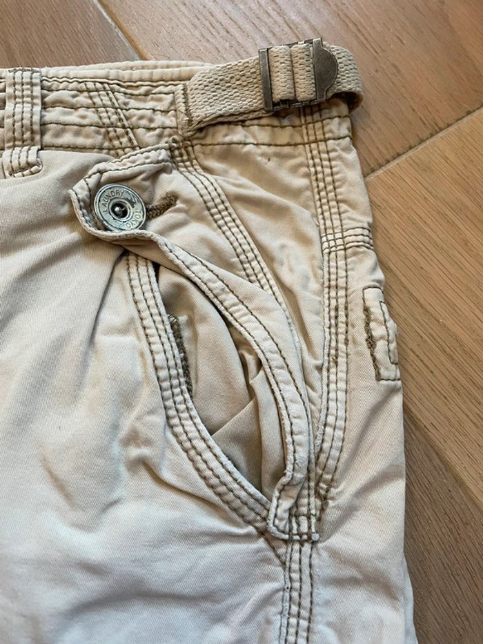 Short beige cargo - Tokyo Laundry - M - photo numéro 3